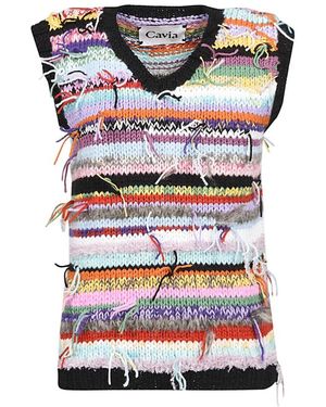 CAVIA V-Neck Knitwear - Multicolour