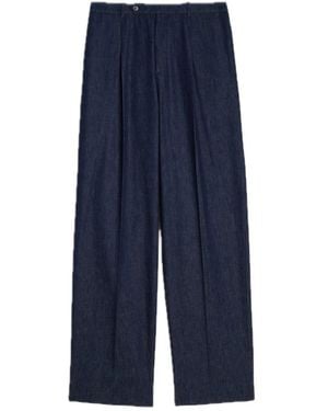 Jil Sander Wide Trousers - Azul