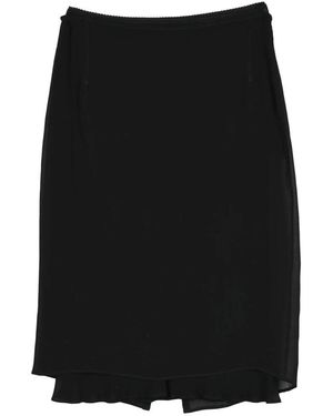 Marella Lingerie Midi Rok - Zwart