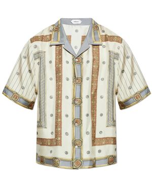Versace Short Sleeve Shirts - Neutro