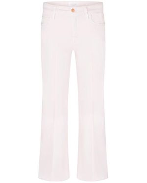 Cambio Boot-Cut Jeans - Blanco