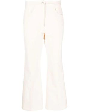 Jil Sander Cropped Trousers - White