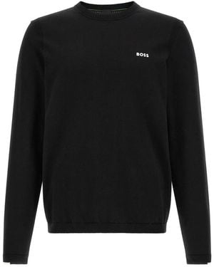 HUGO Round-Neck Knitwear - Negro