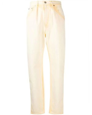 Alberta Ferretti Straight Fit Jeans - Natural