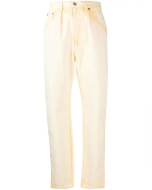 Alberta Ferretti Straight Fit Jeans - Natural