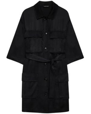 Anine Bing Shirt Dresses - Nero