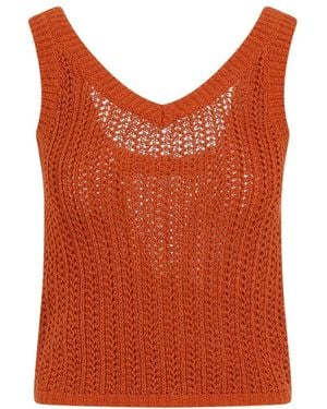 Max Mara Sleeveless Tops - Oranje