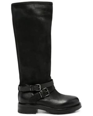 Strategia Over-Knee Laarzen - Zwart
