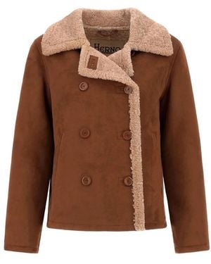 Herno Jassen ,Bruin ,Giaccone Jacket