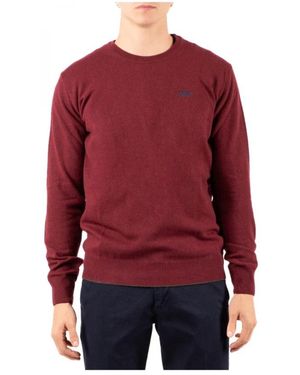 La Martina Round-Neck Knitwear - Red