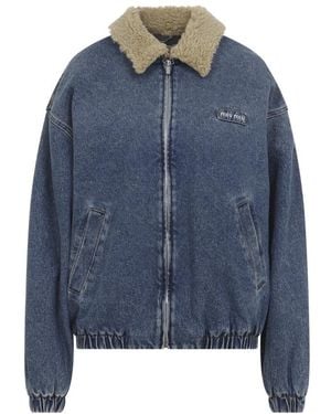 Miu Miu Denim Jackets - Azul