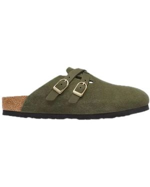 Birkenstock Schoenen ,Groen ,Leer Blair