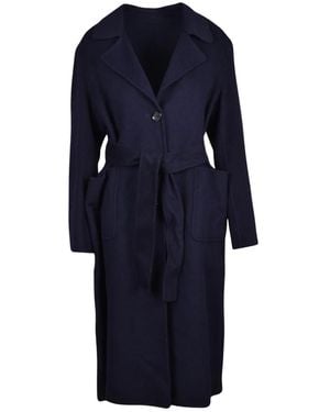 Add Belted Coats - Blu