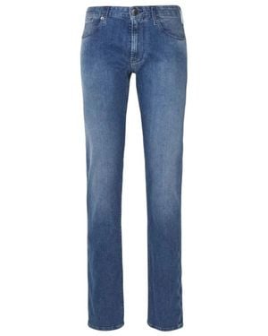 Emporio Armani Slim-Fit Jeans - Blu