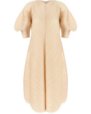 Issey Miyake Midi Dresses - Neutro
