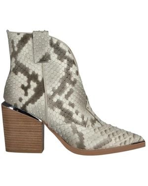 Alma En Pena. Cowboy & Biker Boots - Grey
