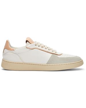 Stuart Weitzman Schoenen ,Wit ,Leer Derby Sneaker - Naturel