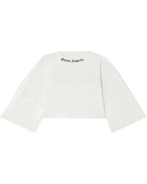 Palm Angels T-Shirts - Bianco