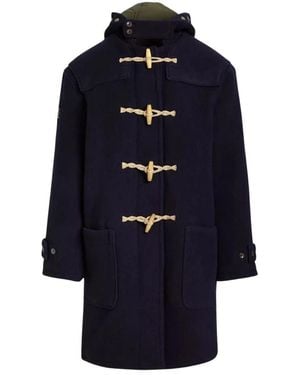 Ralph Lauren Wollmantel mit kapuze - Blau