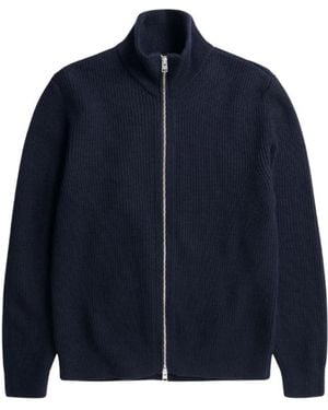 Norse Projects Hagen Cardigan - Blau