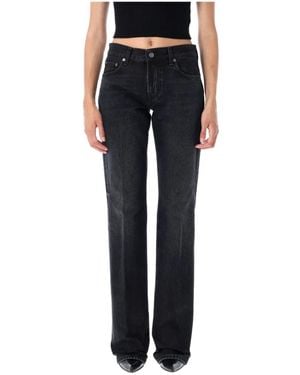 Haikure Straight Jeans - Negro
