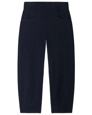 Cambio Broeken ,Zwart ,Straight Broeken - Blauw