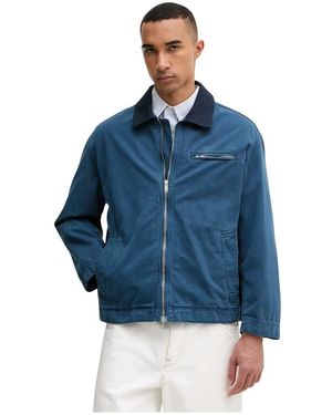 Les Deux Twill Ritshuisjas - Blauw
