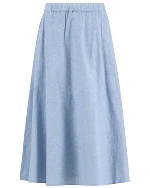 Barbour Sutton Midi Rock - Blau