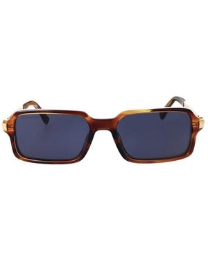 DSquared² Niedrige Rechteckige Sonnenbrille - Blau