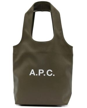 A.P.C. Tote Bags - Green