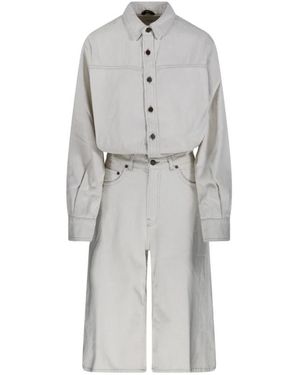 Haikure Ecru Rinse Tonya Pant - Grau