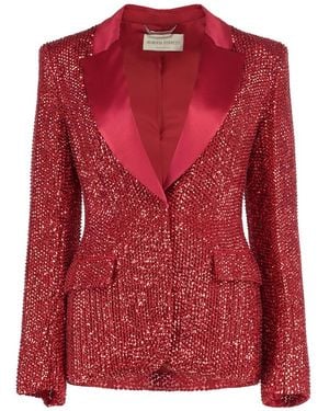 Alberta Ferretti Blazers - Red