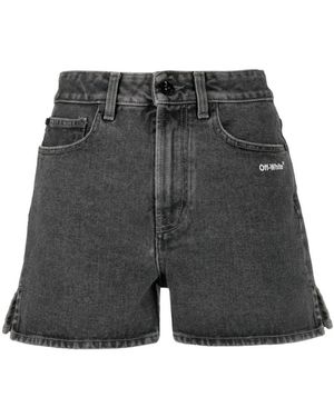 Off-White c/o Virgil Abloh Denim Shorts - Grey
