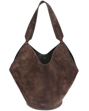 KHAITE Lotus Small Tote - Braun