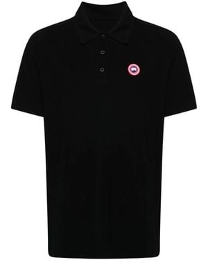 Canada Goose Polo Shirts - Black