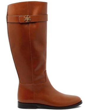 Tory Burch High Boots - Brown