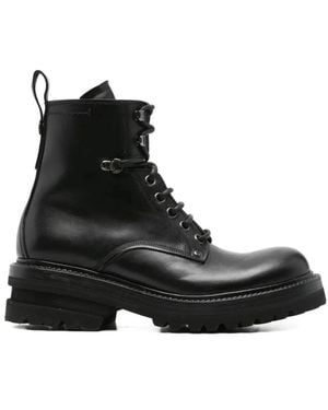 Premiata Lace-Up Boots - Black