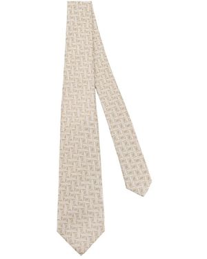 Kiton Ties - White