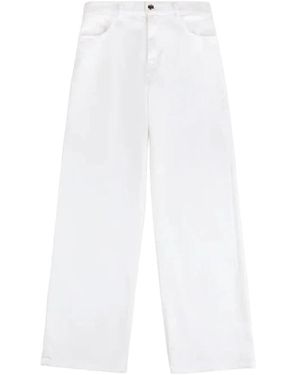 Fay Wide Jeans - Blanco