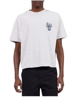 A.P.C. Tops ,Grijs ,Katoen Bruno T-Shirt - Wit