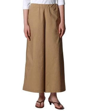Roberto Collina Wide Trousers - Natural