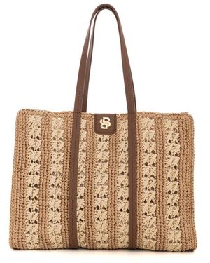 BOSS Tassen ,Leer Beyond Tote Raffia Bag - Naturel