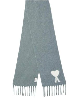 Ami Paris Winter Scarves - Azul