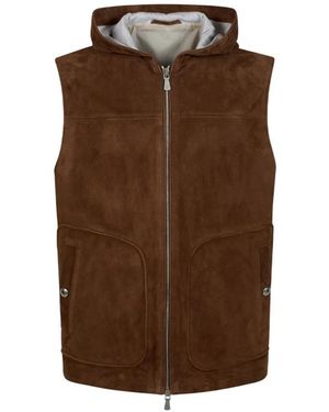 Eleventy Waistcoats - Brown