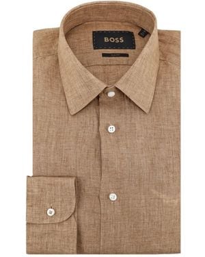 BOSS Casual Shirts - Marrone