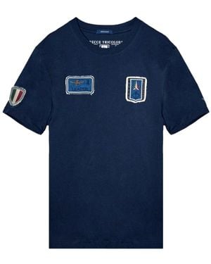Aeronautica Militare T-Shirts - Blauw
