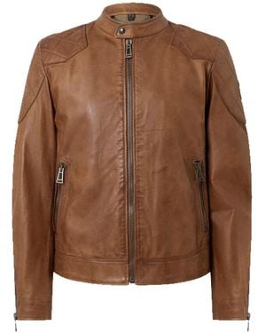Belstaff Leather Jackets - Brown
