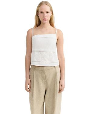 Thinking Mu Sleeveless Tops - Neutro