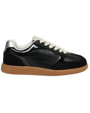 Liu Jo Schwarze Sneakers Aw25 Eleganter Sportlicher Stil