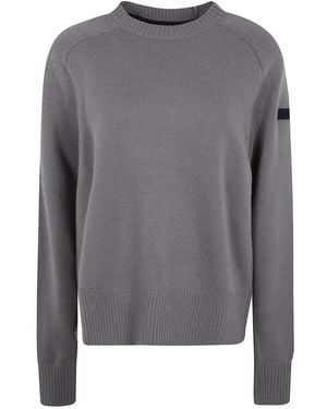 Rrd Wool Cash 7 Rundstrickpullover - Grau